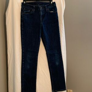 Levi's Blue mid-rise Skinny Leg Jeans Classic Style